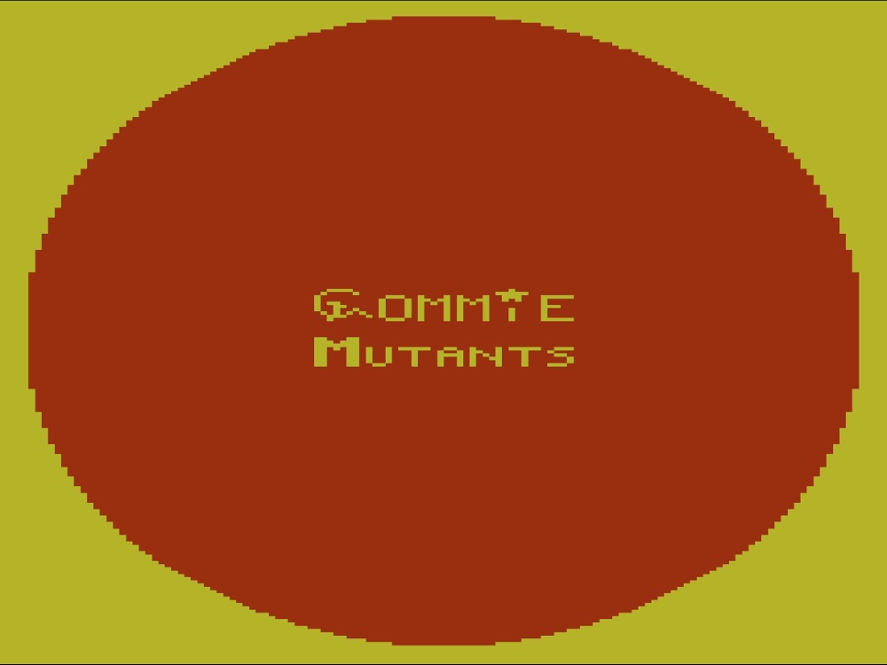 Title Screen of Communist Mutants From Space for Atari 2600